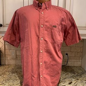 Vintage 90s Carhartt Orange Button Up Shirt